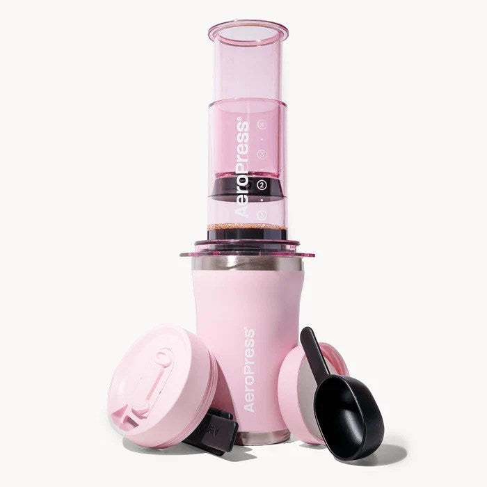 Кафемашина AEROPRESS Go Plus с розова термочаша 475 мл
