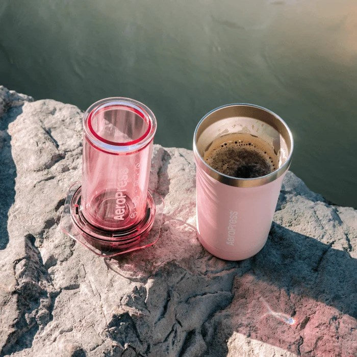 Кафемашина AEROPRESS Go Plus с розова термочаша 475 мл