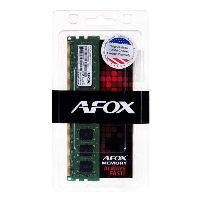 AFOX DDR3 8G 1333 UDIMM модул памет 8 GB 1333 MHz
