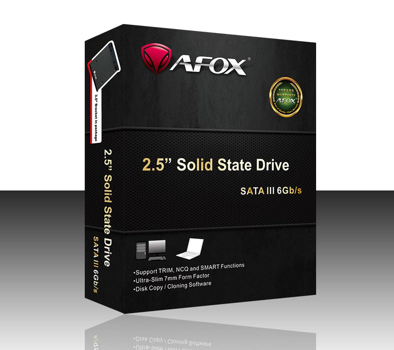Вътрешен SSD диск AFOX SD250-2000GN 2 TB 2.5" Serial ATA III 3D NAND