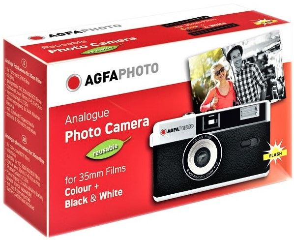 Фотоапарат AgfaPhoto - Reusable Camera, черен