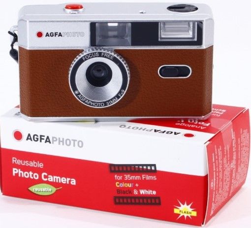 Фотоапарат AgfaPhoto - Reusable camera, кафява
