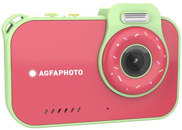 Детски фотоапарат AgfaPhoto - Realikids Cam Waterproof 2, розов
