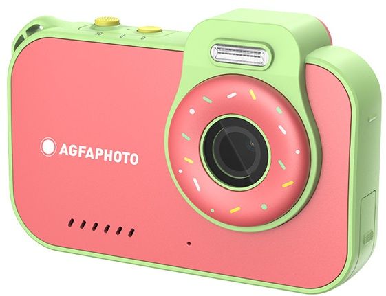Детски фотоапарат AgfaPhoto - Realikids Cam Waterproof 2, розов