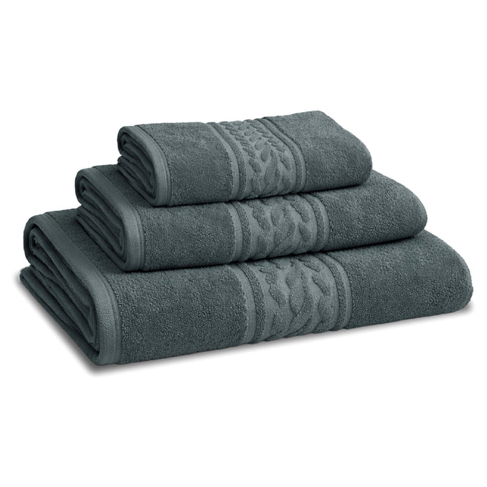 ХАВЛИЕНА КЪРПА COMFORT AGLIKA 50Х90 СМ ТЪМНОСИВ