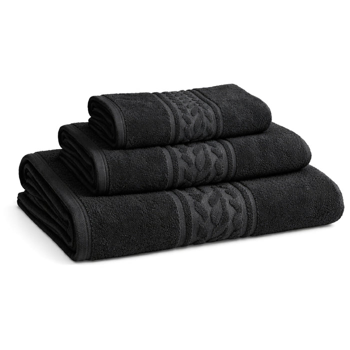 ХАВЛИЕНА КЪРПА COMFORT AGLIKA 50Х90 СМ ЧЕРЕН