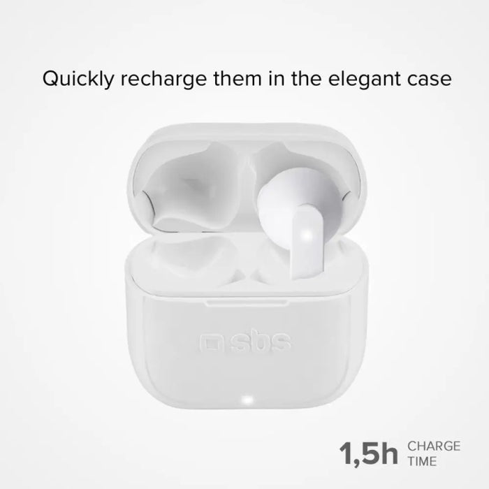 AIR FREE BLUETOOTH TWS СЛУШАЛКИ SBS - БЯЛ