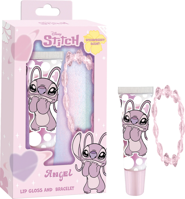 Комплект гланц за устни и гривна Angel, 1 бр