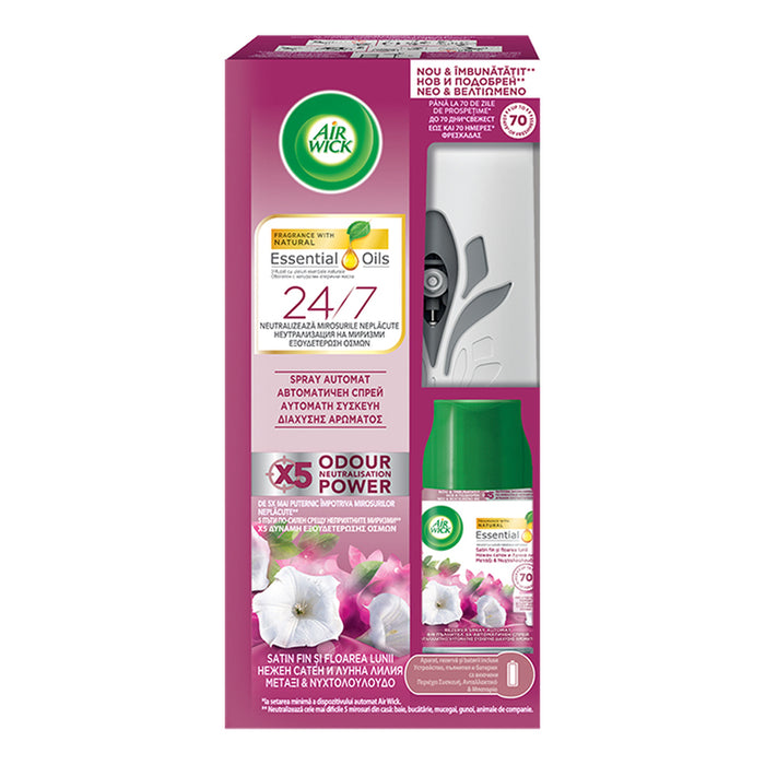 КОМПЛЕКТ САТЕН И ЛИЛИЯ 250ML AIR WICK FRESHMATIC