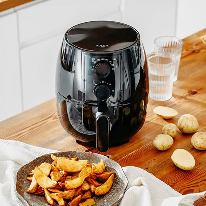 Airfryer Adler AD 6312 Фритюрник 2,5 литра без мазнина Черен