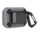 Airpods 4 Armor Case с карабинер - сив
