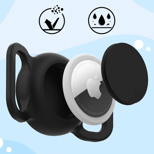 AirTag силиконов водоустойчив калъф за нашийник за куче