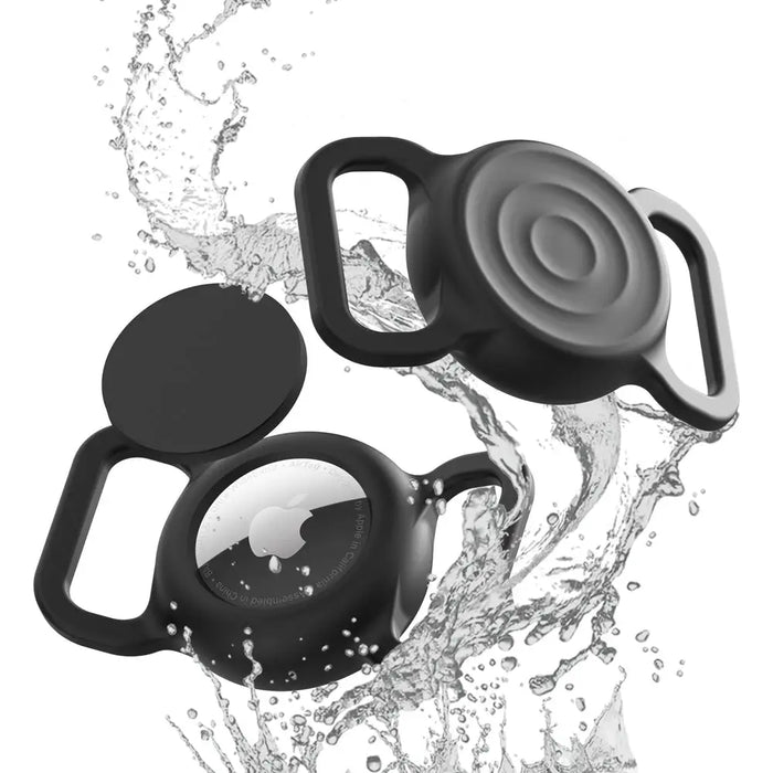 AirTag силиконов водоустойчив калъф за нашийник за куче