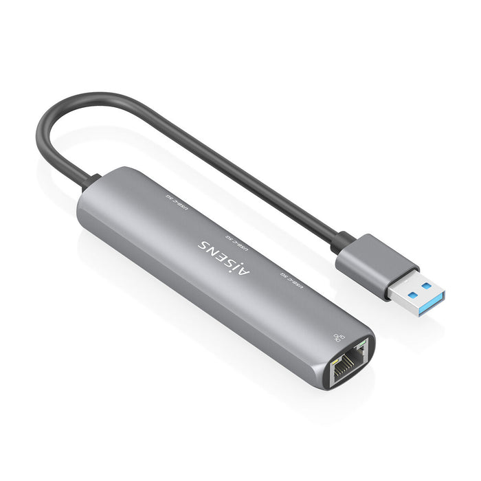 USB извод Aisens ASUC-4P037-GR Сив