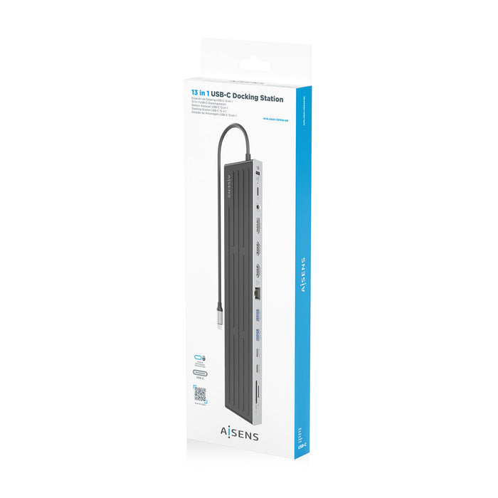 USB извод Aisens ASUC-13P042-GR Сив