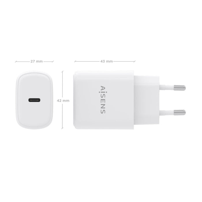 Зарядно за стена Aisens A110-0975 Бял 30 W