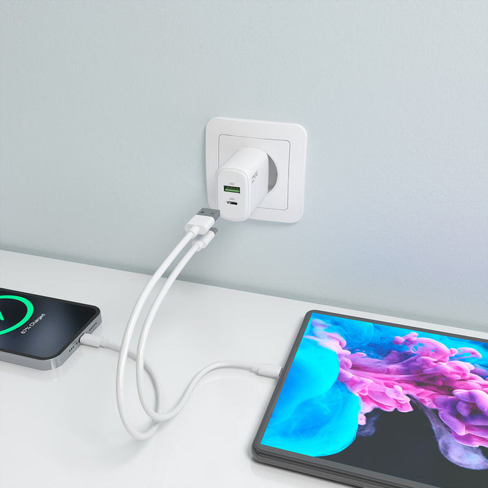 Зарядно за стена Aisens A110-0977 Бял 30 W