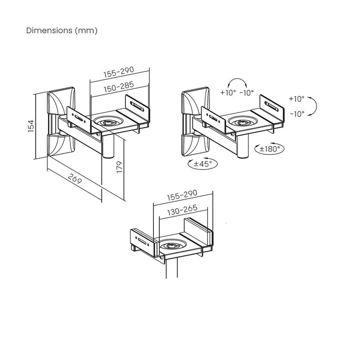 Кабел HDMI Aisens SPK05U-421 Черен