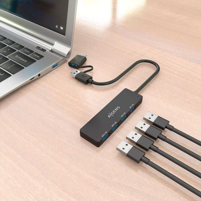 USB Cable Aisens A109-0987 Черен