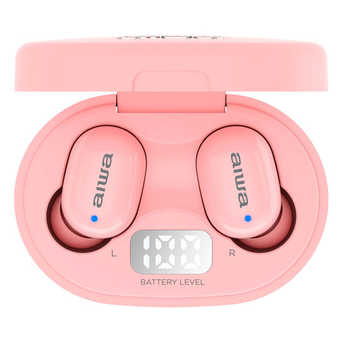 True wireless слушалки AIWA EBTW-150PK БЕЗЖИЧНА ВРЪЗКА, PINK