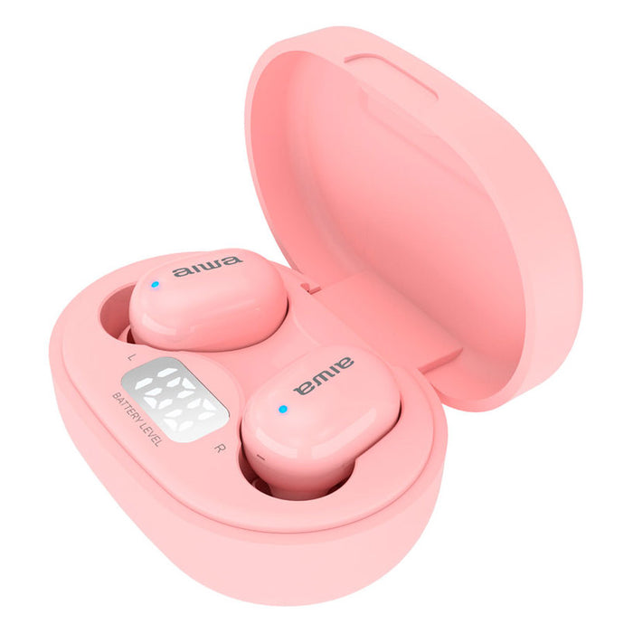 True wireless слушалки AIWA EBTW-150PK БЕЗЖИЧНА ВРЪЗКА, PINK