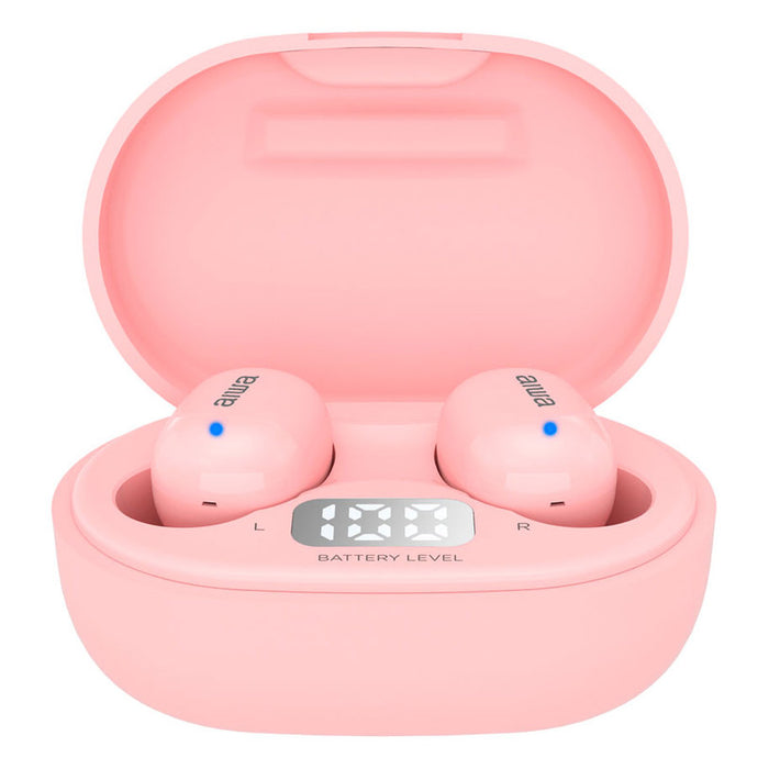 True wireless слушалки AIWA EBTW-150PK БЕЗЖИЧНА ВРЪЗКА, PINK