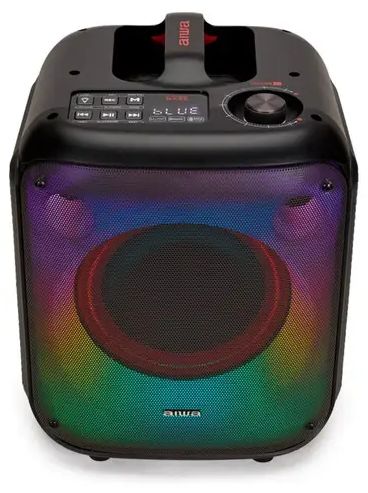 Парти караоке система Aiwa - KTSP-270, Bluetooth, RGB, черна