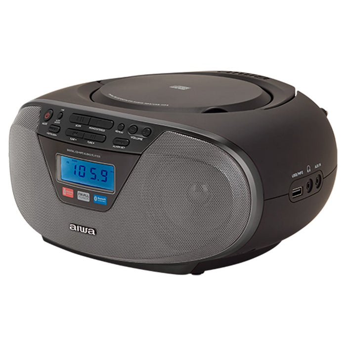Aiwa BBTU-400BK преносима стерео система аналогова и цифрова 6 W FM черна MP3 възпроизвеждане