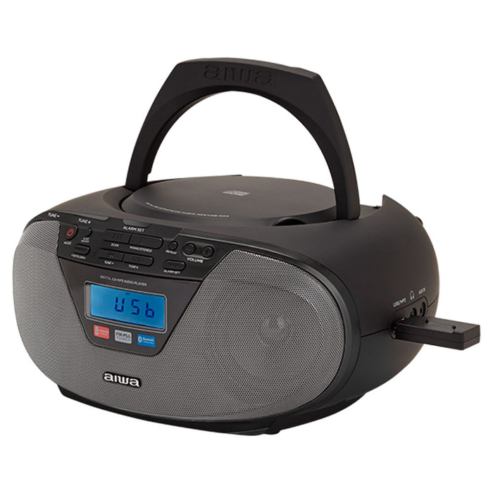 Aiwa BBTU-400BK преносима стерео система аналогова и цифрова 6 W FM черна MP3 възпроизвеждане