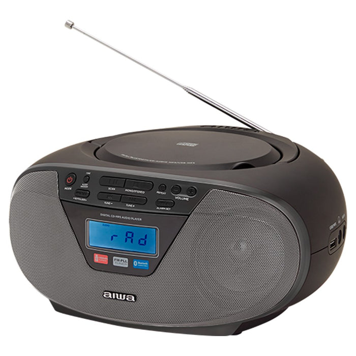 Aiwa BBTU-400BK преносима стерео система аналогова и цифрова 6 W FM черна MP3 възпроизвеждане