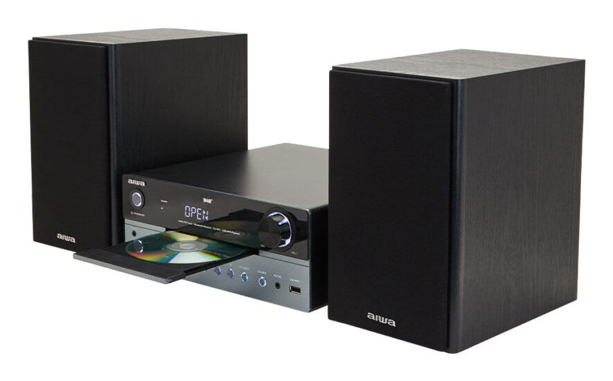 Aiwa MSBTU-700DAB домашна аудио система Домашна аудио микро система 25 W Арктическо синьо, Черен