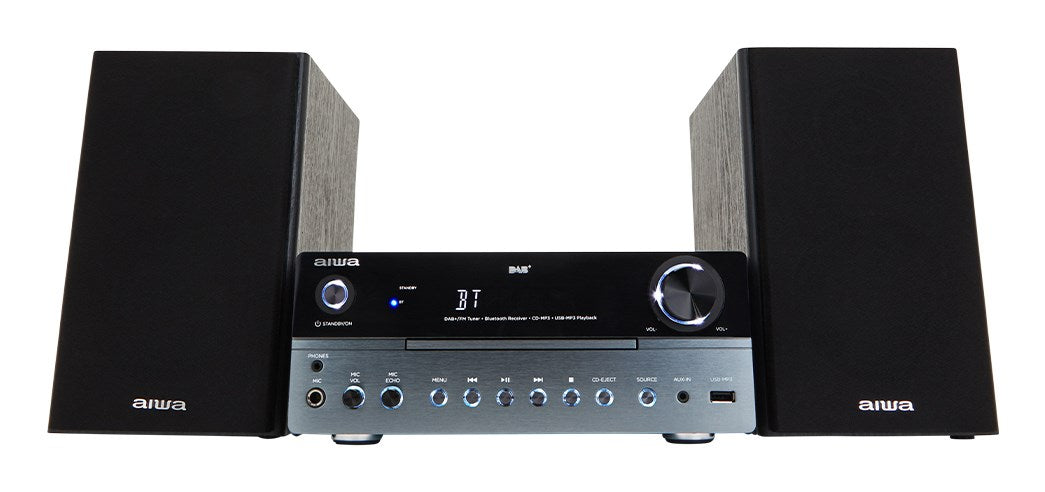 Aiwa MSBTU-700DAB домашна аудио система Домашна аудио микро система 25 W Арктическо синьо, Черен