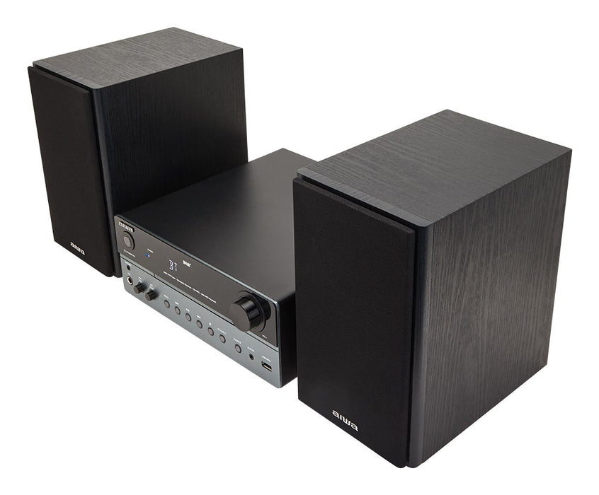 Aiwa MSBTU-700DAB домашна аудио система Домашна аудио микро система 25 W Арктическо синьо, Черен