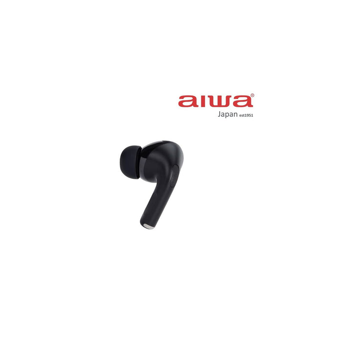 Безжични Слушалки с Кутия за Зареждане Aiwa EBTW-350TN Черен