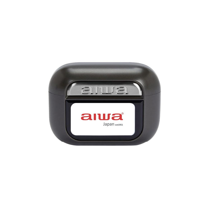 Безжични Слушалки с Кутия за Зареждане Aiwa EBTW-350TN Черен