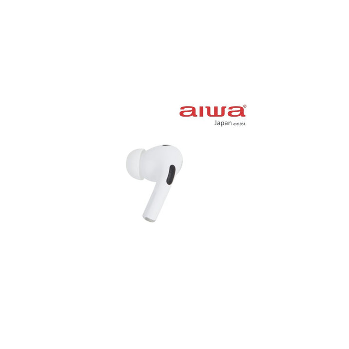 Безжични Слушалки с Кутия за Зареждане Aiwa EBTW-350WT Бял