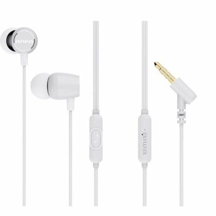 Слушалки Aiwa ESTM-30WT Бял