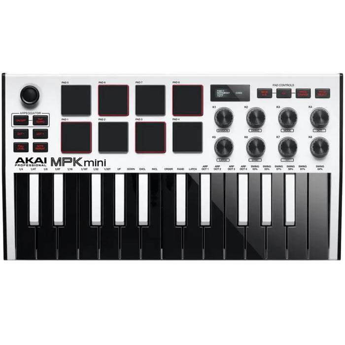 AKAI MPK Mini MK3 Контролна клавиатура Пад контролер MIDI