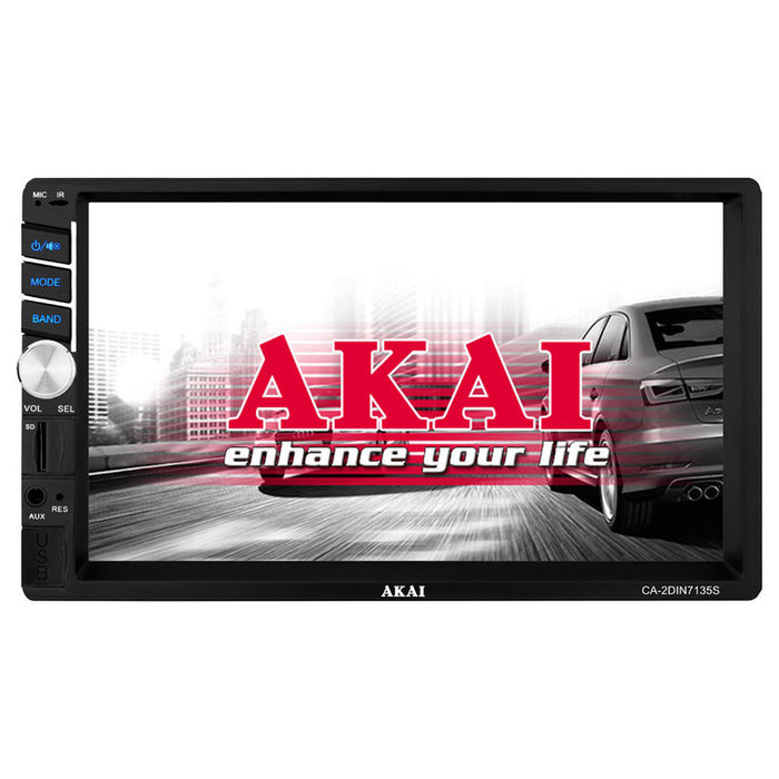 Авто Ресийвър AKAI CA-2DIN7135S BT BLUETOOTH, 4 X 25 W, USB