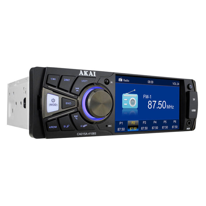 Авто Ресийвър AKAI CA015A-4108S BLUETOOTH, 4 X 25 W, USB