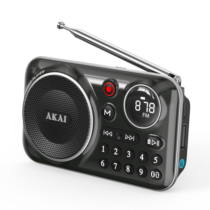 Портативно радио AKAI APR-500BK