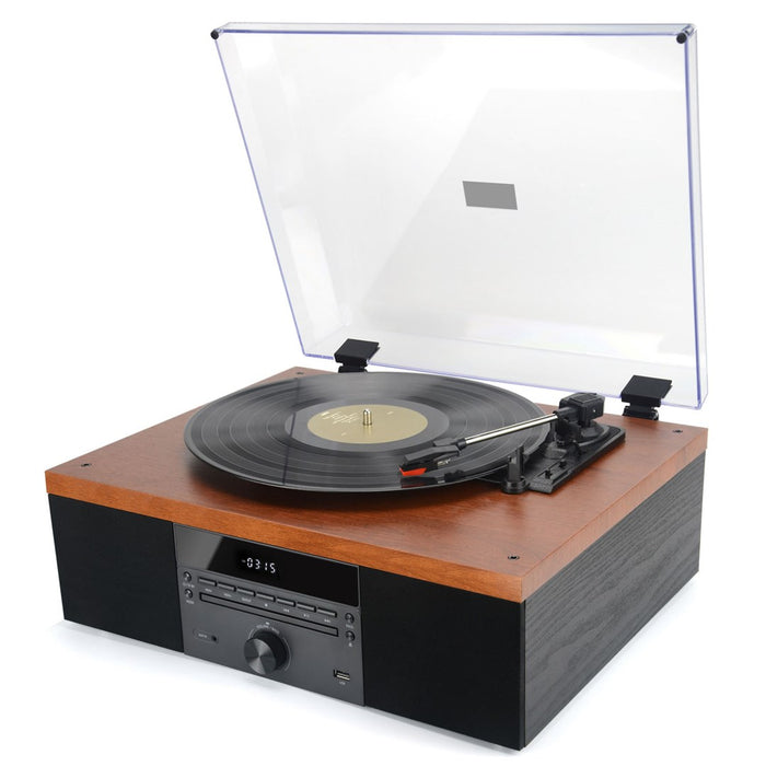 AKAI ATT-14BT - грамофон с CD и FM функция