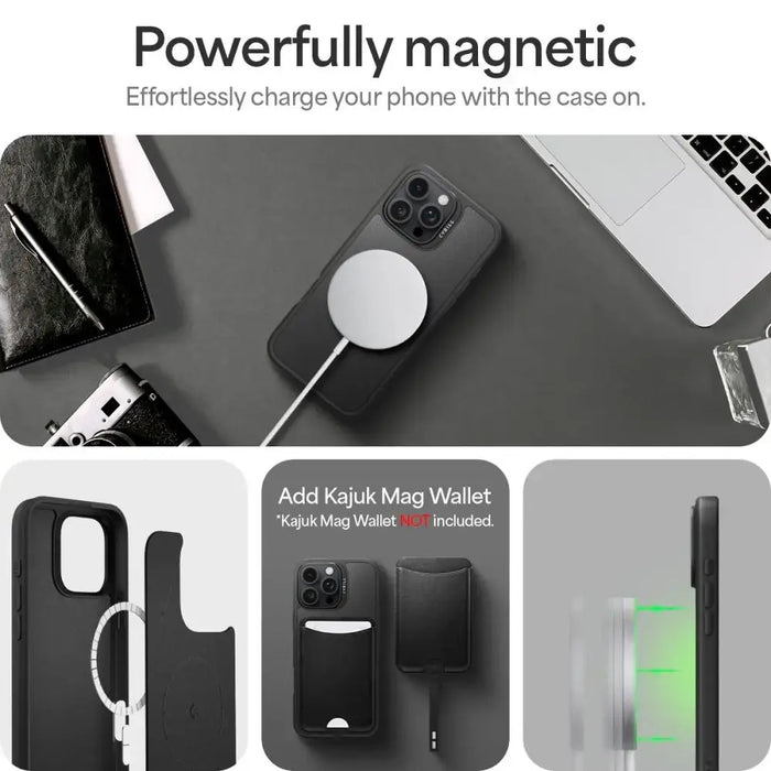 Калъф Spigen Cyrill Kajuk MagSafe за iPhone 16 Pro - черен