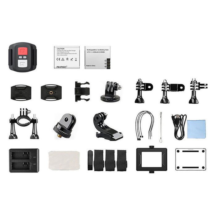 Action camera Akaso Brave 4 Pro, 20MP, 2x1350mAh, 4K