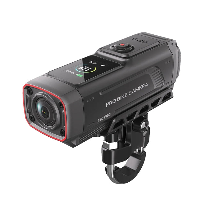 AKEEYO 730Pro 4K Видеорекордер за кормило Спортна камера за велосипеди и мотоциклети - Черна