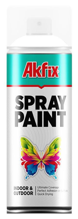 Спрей боя Akfix - RAL9003, 400 ml, мат, бял