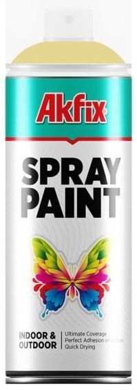 Акрилна спрей боя Akfix - RAL1015, 400 ml, гланц, крем