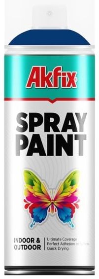 Спрей боя Akfix - RAL5017, 400 ml, гланц, син