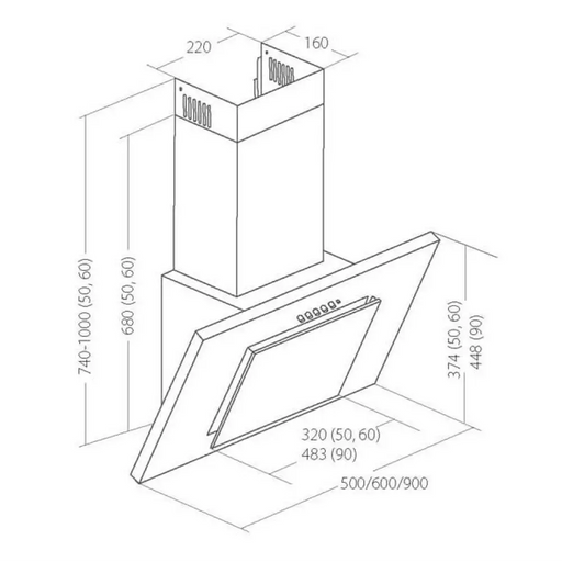 Akpo WK-4 Nero Eco Стенен 420 m³/h
