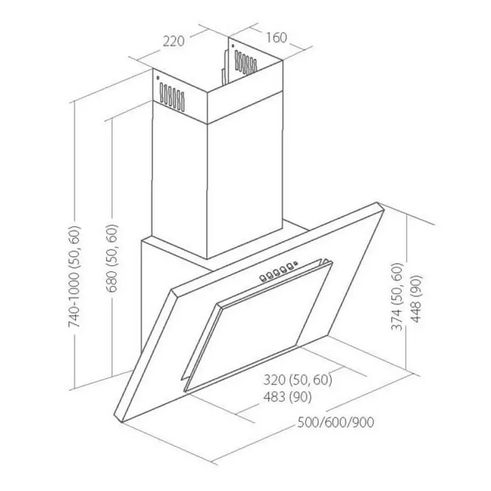Akpo WK-4 Nero Eco Стенен 420 m³/h